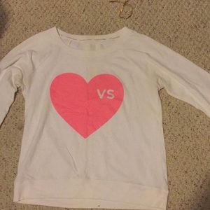 Victoria Secret heart logo sweater